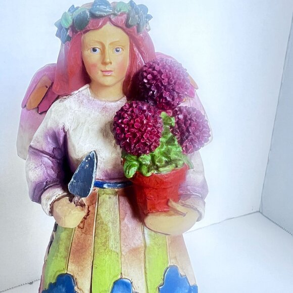 Jim Shore 2002 Angel Of Persistence Heartwood Creek Figurine Hand-Painted - Picture 2 of 11